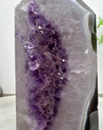 Stunning Natural Amethyst & Banded Agate Stone Tower  - STP0180