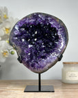 Deep Purple Natural Uruguayan Amethyst Geode - MWS1643