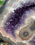 Outstaning Large Amethyst Stone with Stalactite Eyes - AWS0884