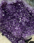 Natural Large Amethyst Cluster Geode with Shinny Crystals - AWS1417