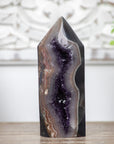 Amethyst Agate & Jasper Stone Obelisk  - STP0032