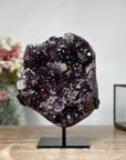 Beautiful Rare Amethyst & Calcite Crystal Specimen from Uruguay - MWS0948