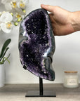 Natural Amethyst Geode with Beautiful Calcite Formations - MWS1667