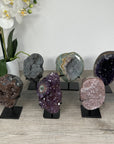 Wholesale Lot of Crystal Formations with Metal Stands – Ideal for Collectors and Gift Sets
