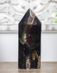 Amethyst Agate & Jasper Stone Obelisk  - STP0032