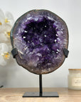 Stunning Natural Amethyst Geode with Large & Shinny Crystals - MWS1481