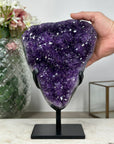 Unique Amethyst Crystal Cluster with Beautiful Stalactite Formation - AWS1090