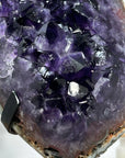 Uruguayan Amethyst & Jasper Cluster with Huge Deep Purple Crystals - MWS1523