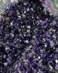 Outstaning Natural Deep Purple Amethyst Stone Geode - AWS0674