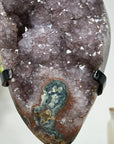 Outstanding Natural Amethyst & Crystal Specimen with Stalactite Formation - MWS1473