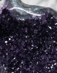 A Grade Large Natural Amethyst with Quartz Shell - MWS0158