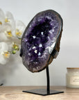 Stunning Natural Amethyst Geode with Large & Shinny Crystals - MWS1481