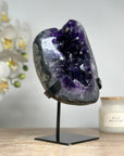 Stunning Deep Purple Natural Amethyst Geode - MWS1721