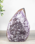 Amethyst Stone Flame Carving Crystal - FST0089