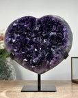 A+ Geade Uruguayan Amethyst Heart - HST0195