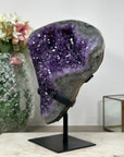 Natural Large Amethyst Cluster Geode with Shinny Crystals - AWS1417