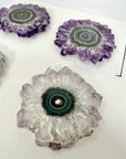 High-Quality Amethyst Stalactite Slices for Jewelers - Wholesale Bulk Pack - STS0019