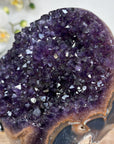 Natural Deep Purple Amethyst & Jasper Crystal Cluster - MWS1693