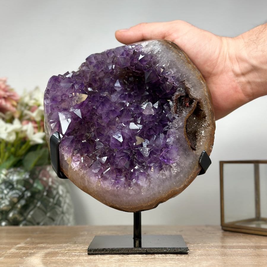 Beautiful Natural Large Amethyst Geode, Perfect for Home or Office - MWS0993