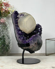 Beautiful Amethyst & Calcite Specimen, Collector Grade Crystal - MWS0917