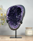 Natural Uruguayan Amethyst Geode with Agate Shell - MWS1605