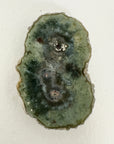 Unique Amethyst, Quartz & Green Jasper Stalactite Slices Set - Natural Crystal for Handmade Jewelry - STS0015