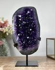 Premium Quality Natural Deep Purple Amethyst Stone, Perfect for Your Yoga and Meditation Space - MWS0954