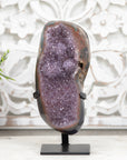 Large Amethyst Stone with Stunning Agate & Jasper Shell - MWS0079