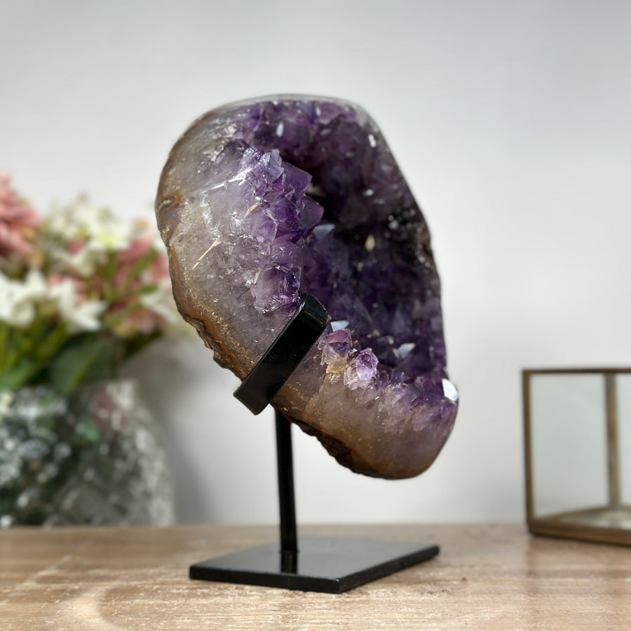 Beautiful Natural Large Amethyst Geode, Perfect for Home or Office - MWS0993