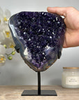 Top Grade Natural Amethyst Stone, Deep Purple Crystals - MWS1581