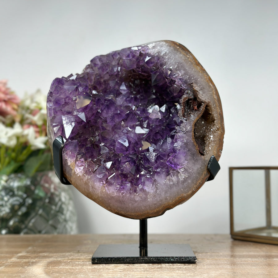 Beautiful Natural Large Amethyst Geode, Perfect for Home or Office - MWS0993