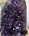 A+ Grade Natural Amethyst from Uruguay, Stand Included - MWS1676