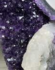 Natural Amethyst Geode with Beautiful Calcite Formations - MWS1718