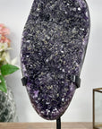 Natural Amethyst Cluster covered with Sugar Quartz Druzy Crystals - MWS0777