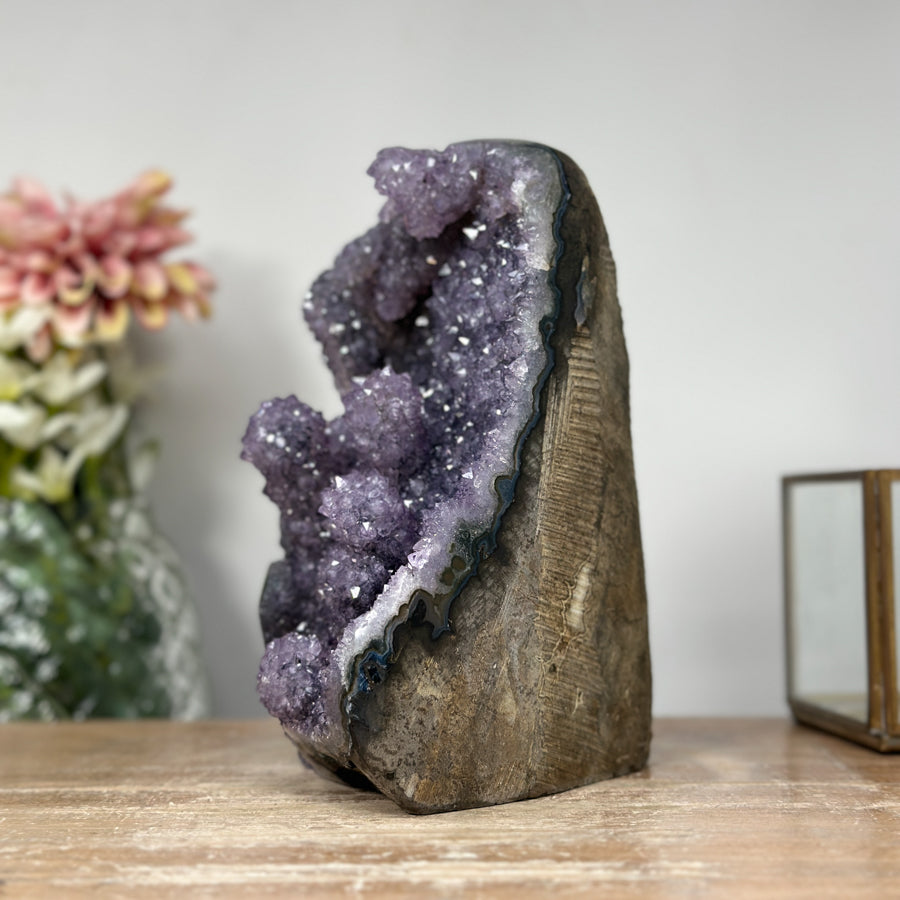 Beautiful Natural Amethyst Cathedral with Stalactite Formations - CBP1042