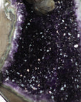 Uruguayan Amethyst Large Geode with Unique Calcite Inclusion - MWS0366