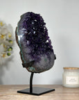 Natural Uruguayan Amethyst Cluster with Deep Purple Crystals - MWS1328