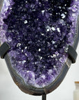 Natural Uruguayan Amethyst Geode with Agate Shell - MWS1605