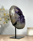 Natural urguuayan Amethyst Geode with Cuarz Shell - MWS1375