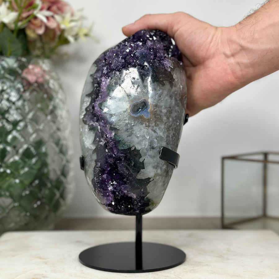 uperb Natural Amethyst Specimen with Double Crystallization - MWS0910