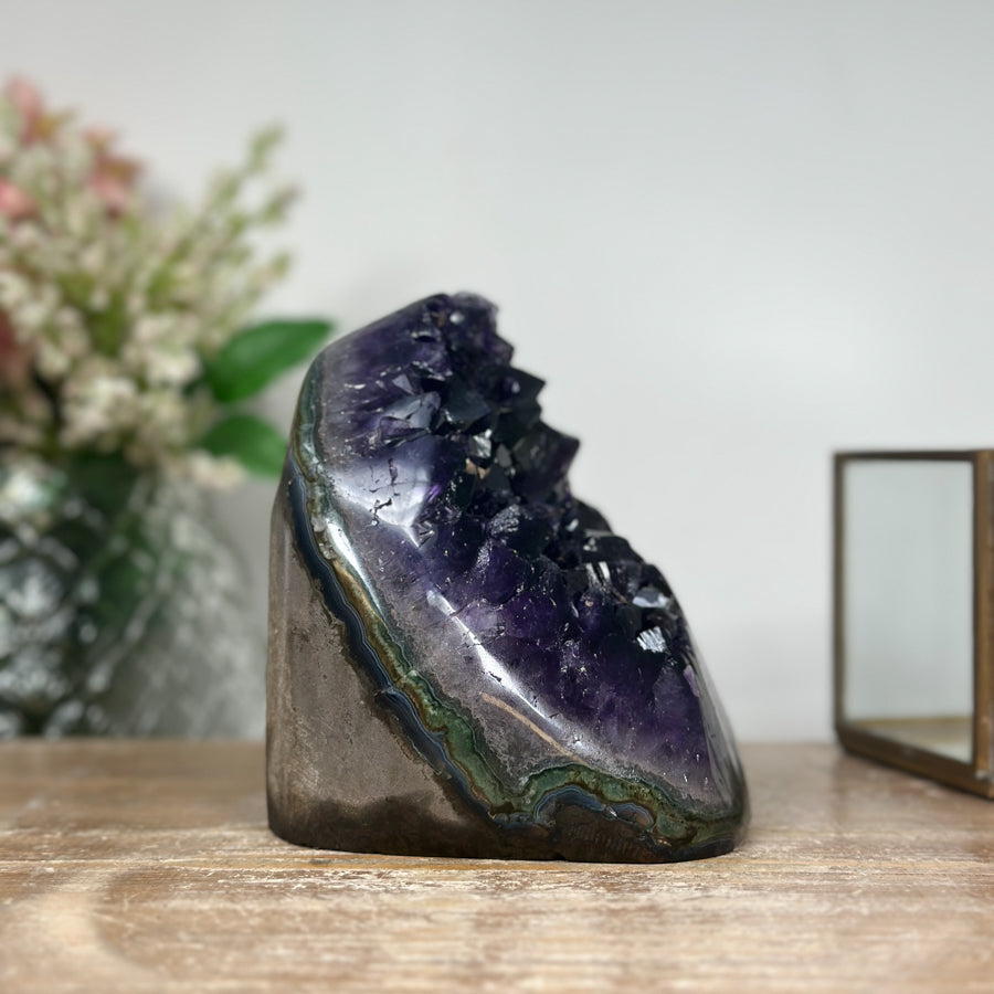 Beautiful Natural Amethyst Stone Cathedral, Perfect Gift - CBP0749