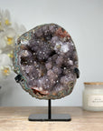 Rare Quartz and Jasper Crystal Geode - MWS1624