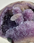 XXL Natural Amethyst Specimen with Stunning Calcite Crystals and Pink Shell - MWS0803