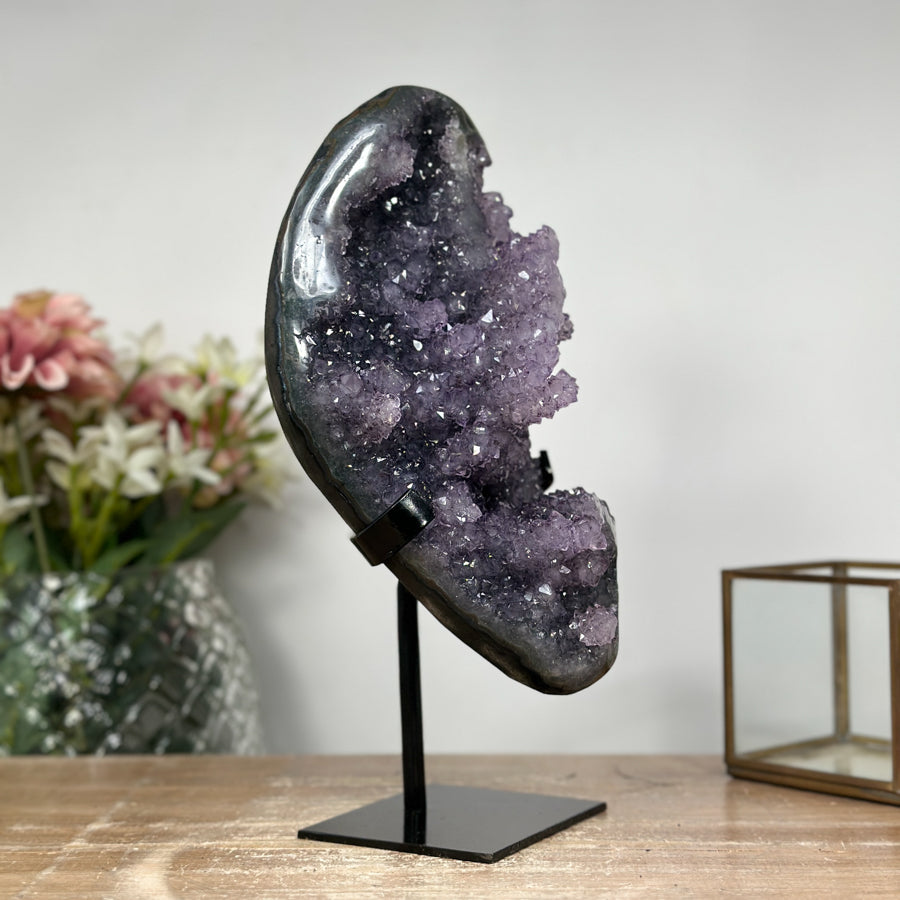 Stunning Amethyst Cluster Full Of Stalactite Towers - MWS0976