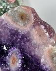 Stunning Large Amethyst & Pink Jasper Specimen - MWS1233