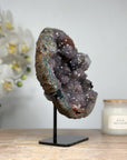 Rare Quartz and Jasper Crystal Geode - MWS1624