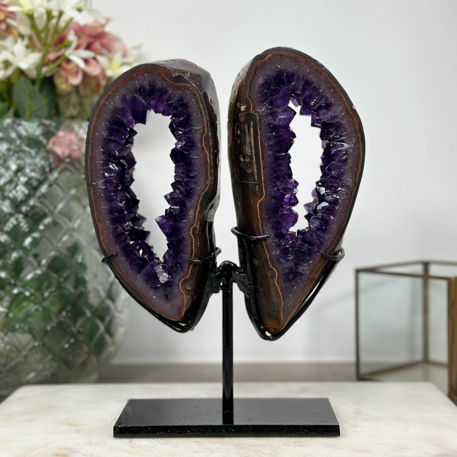 Outstanding Amethyst Butterfly Portal - Unique Centerpiece - MWS0913