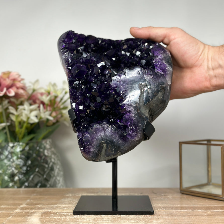 Top Quality Natural Uruguayan Amethyst Specimen, Perfect for Your Yoga and Meditation Space - MWS0975