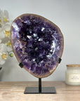 Amethyst Geode with Large & Shinny Crystals - MWS1658