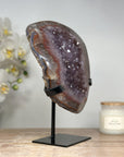 Rare Amethyst Crystal Geode with Beautifull Red Banding - MWS1659